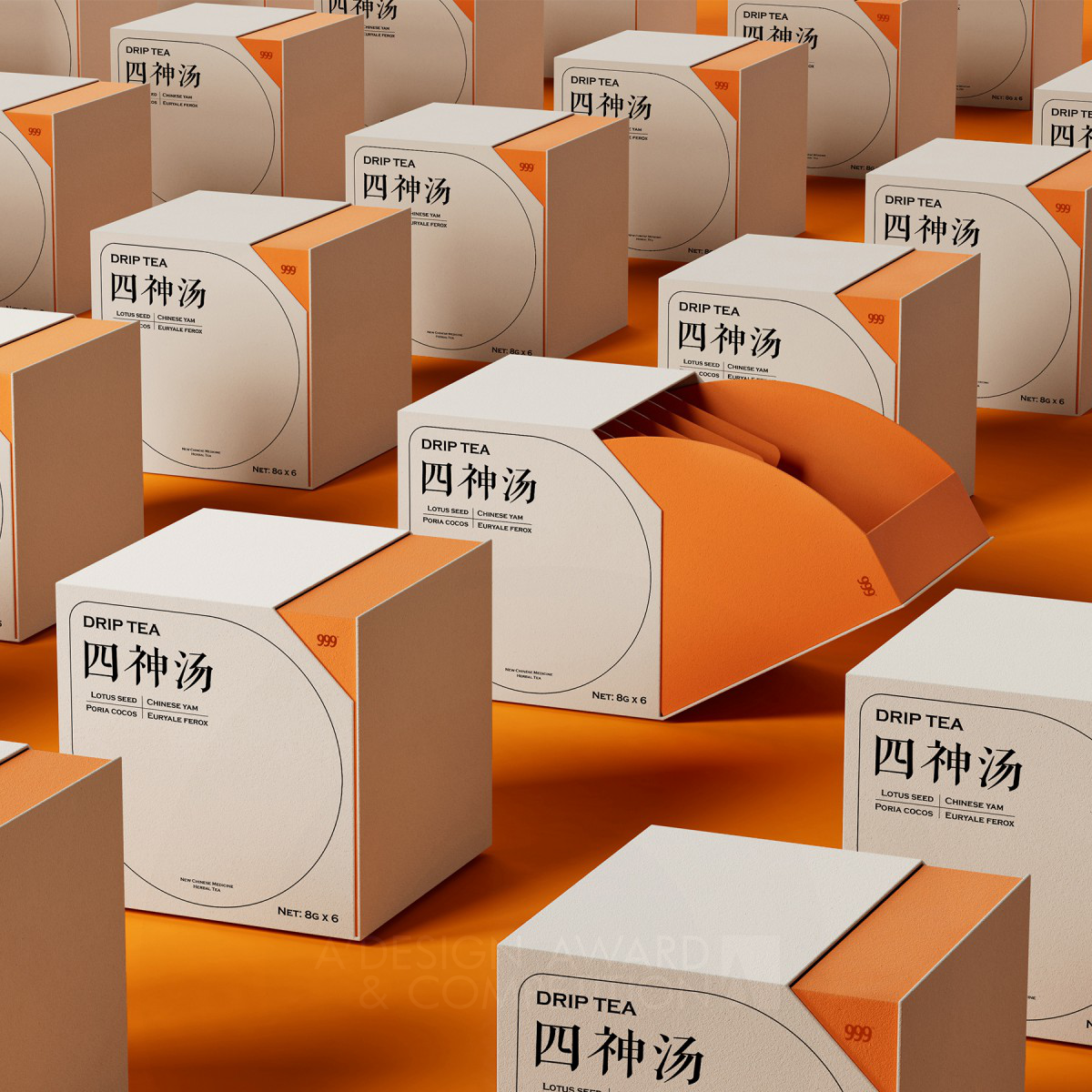 Mengzhen Xu wins Silver at the prestigious A' Packaging Design Award with Fold Traditional Chinese Medicine Teabag.
