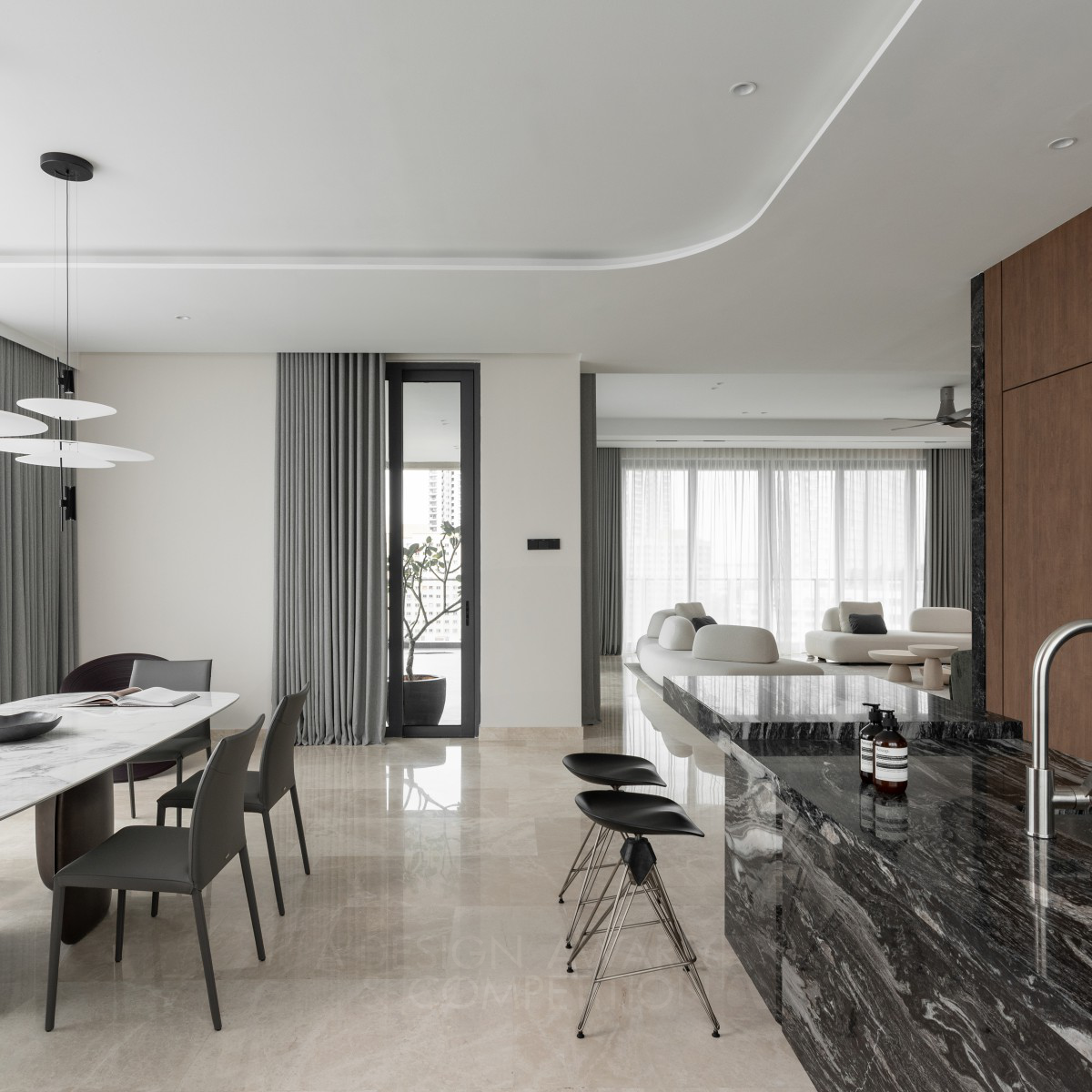 HL Residence Residential Interior Design by Rupert Ooi Bronze Interior Space and Exhibition Design Award Winner 2024 