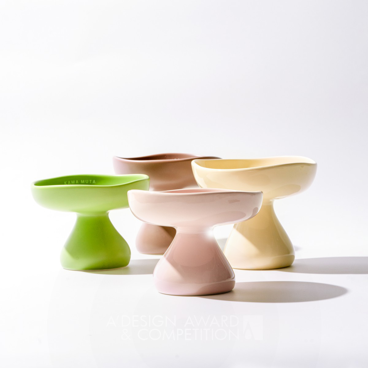 Chen Liang wins Bronze at the prestigious A' Pet Care, Toys, Supplies and Products for Animals Design Award with Mushroom Pet Bowl.