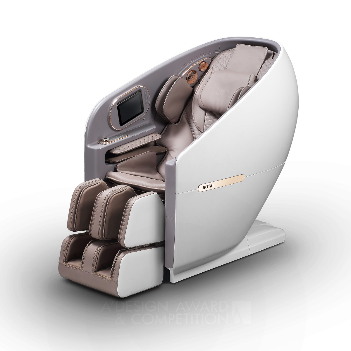 Shanghai Rongtai Health Tech. Corp. Ltd wins Silver at the prestigious A' Sporting Goods, Fitness and Recreation Equipment Design Award with S80 Massage Chair.