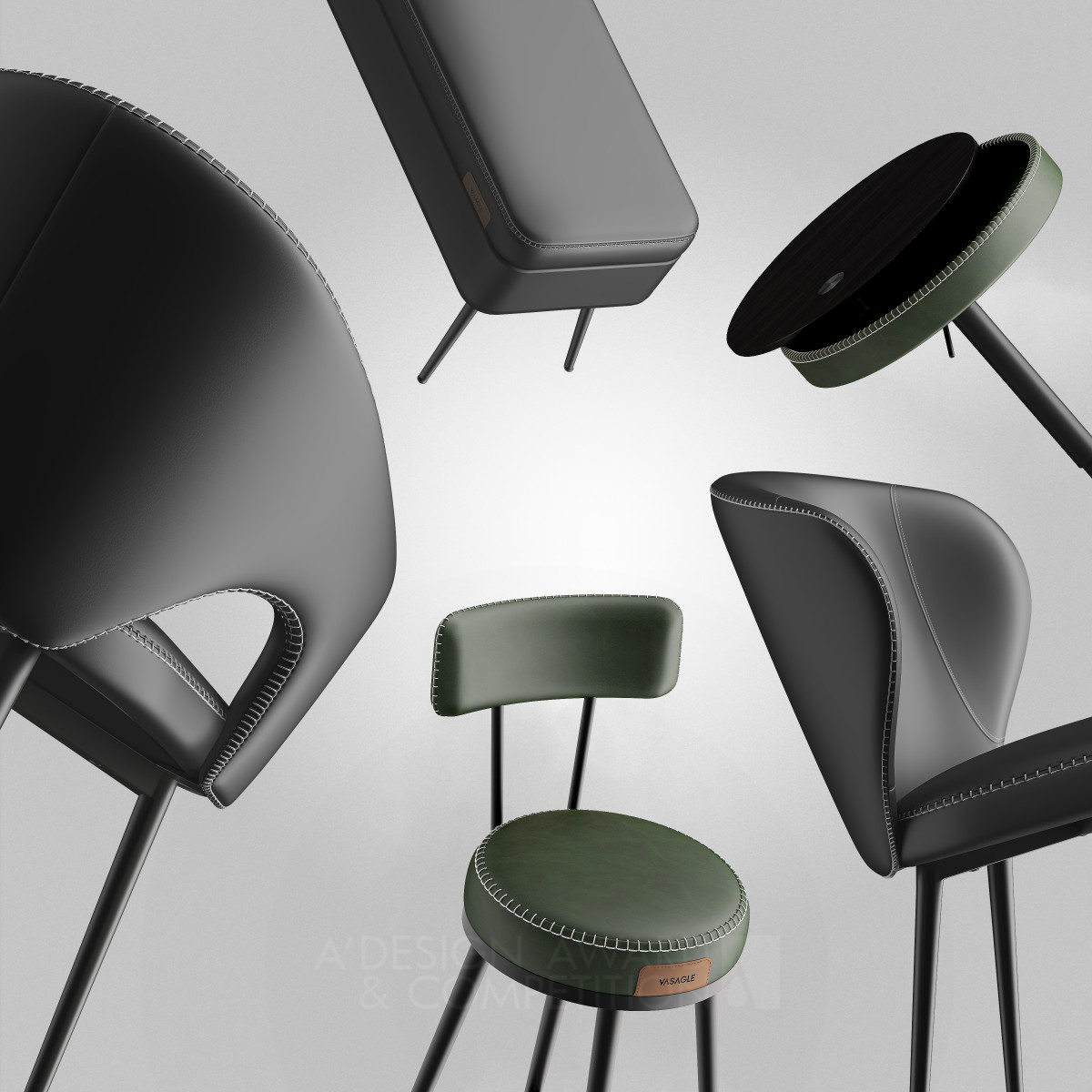 Ziel Home Furnishing Technology Co., Ltd wins Bronze at the prestigious A' Furniture Design Award with Ekho Chair.