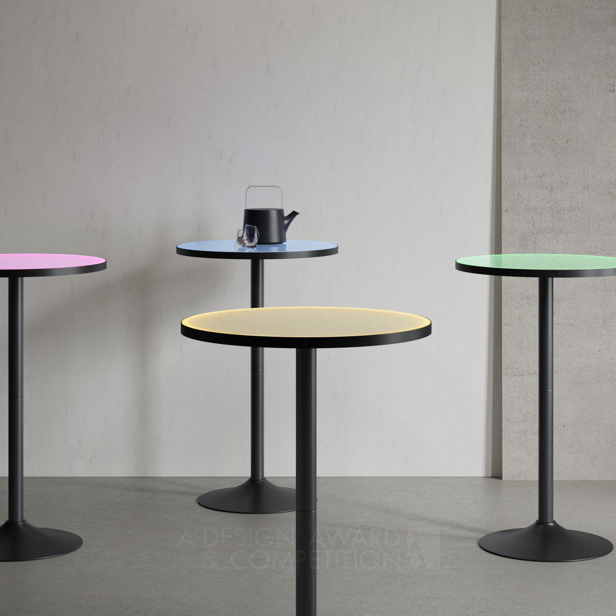 Ziel Home Furnishing Technology Co., Ltd wins Bronze at the prestigious A' Furniture Design Award with Aurora Bar Table.