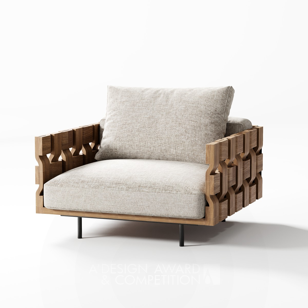 Outdoor Sofa Chair von Jianfei Huang: Eine Fusion aus Handwerk und Nachhaltigkeit