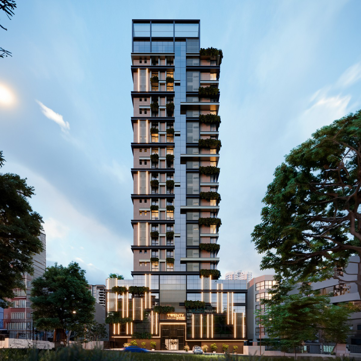 Twenty Five Street Home Residential and Commercial Building by Daniel de Amorim Silver Architecture, Building and Structure Design Award Winner 2024 