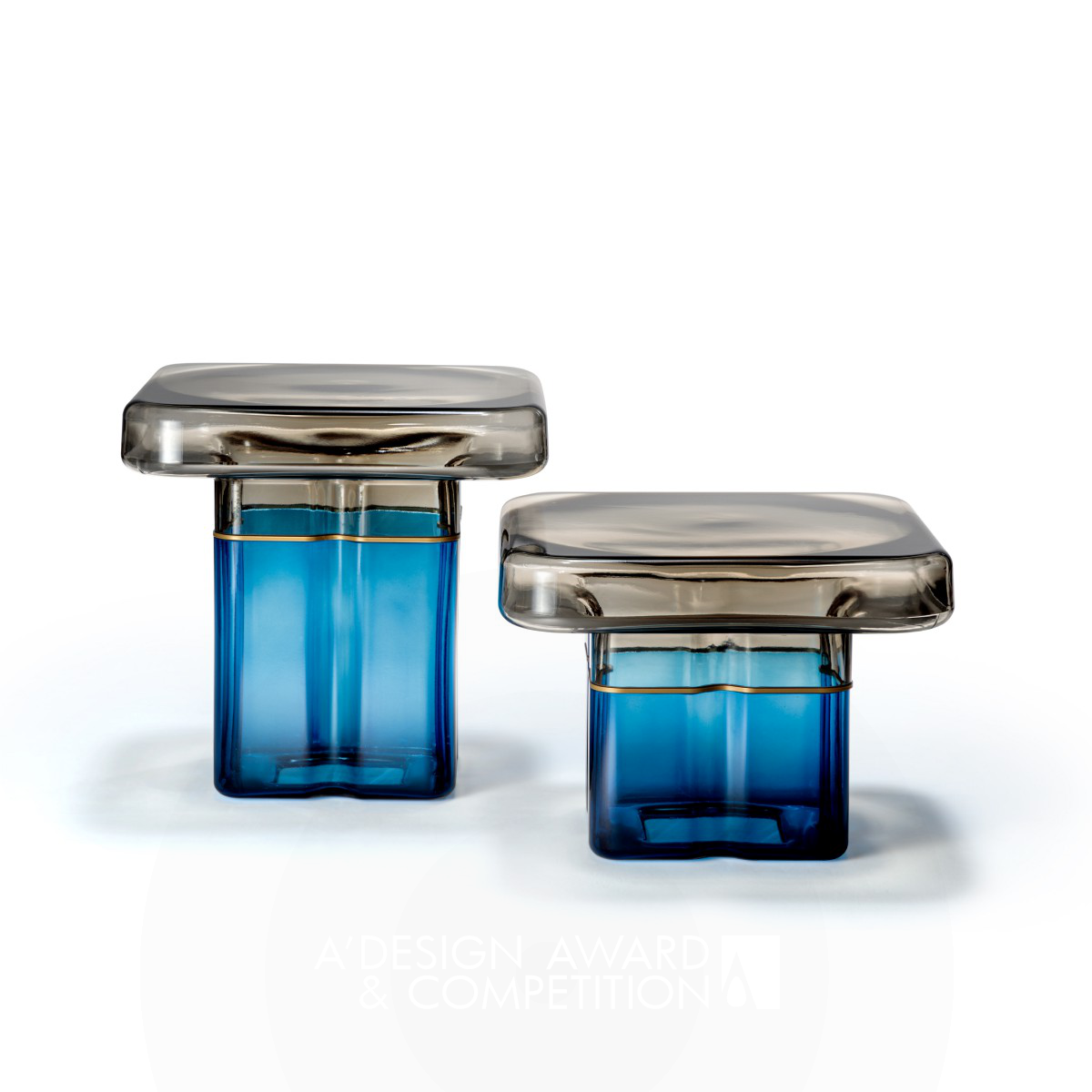 Tau Murano Small Table by Tulczinsky Golden Furniture Design Award Winner 2024 