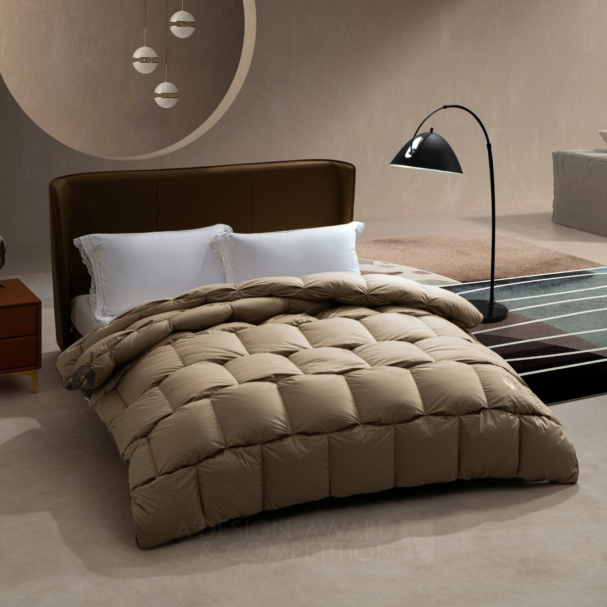 Multi-Dimensional Quilt by Shuixing Jiafang Silver Bedding Design Award Winner 2024 
