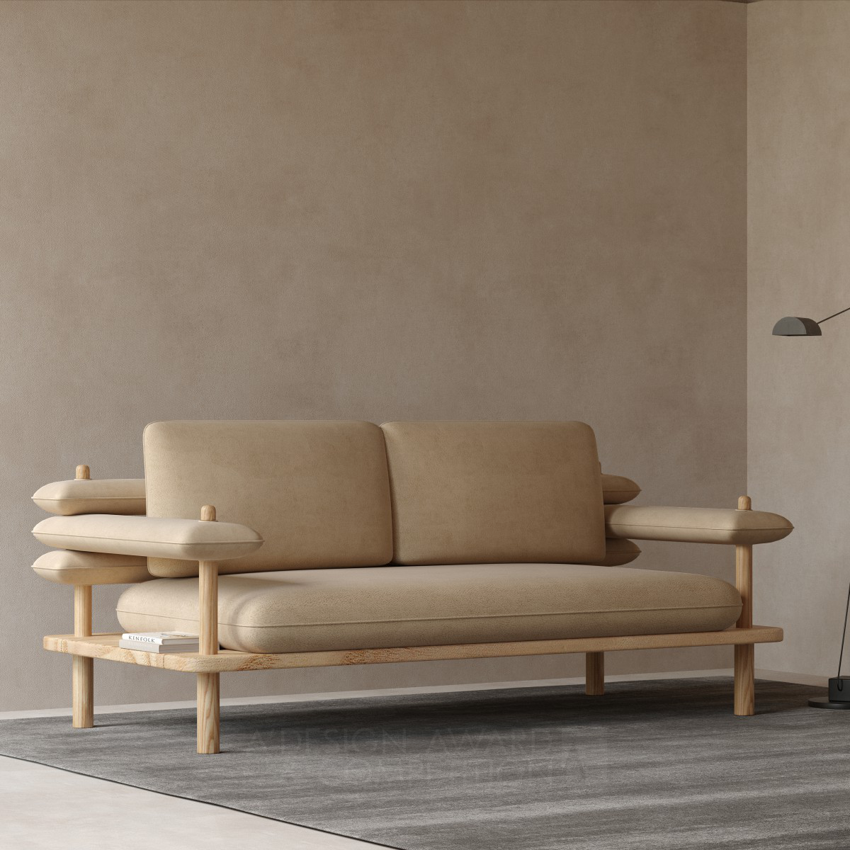 Yuqi Wang wins Silver at the prestigious A' Furniture Design Award with Hanoi Detachable Sofa.