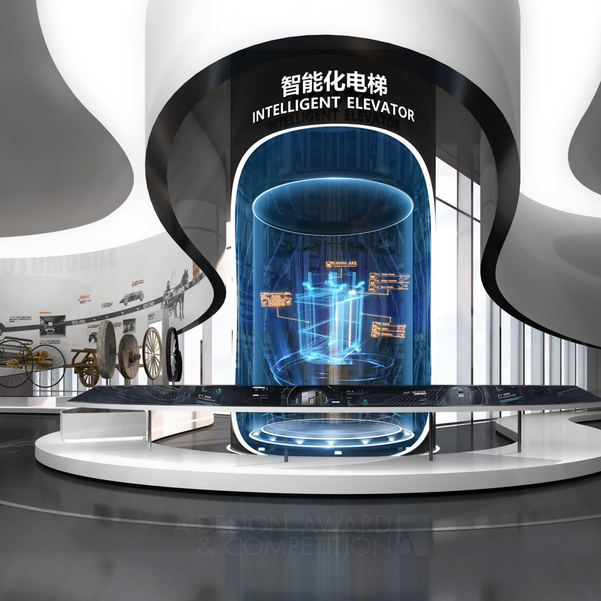 Shenzhen Iwin Visual Technology Co., Ltd wins Silver at the prestigious A' Interior Space, Retail and Exhibition Design Award with Inovance Industrial Automation Museum.