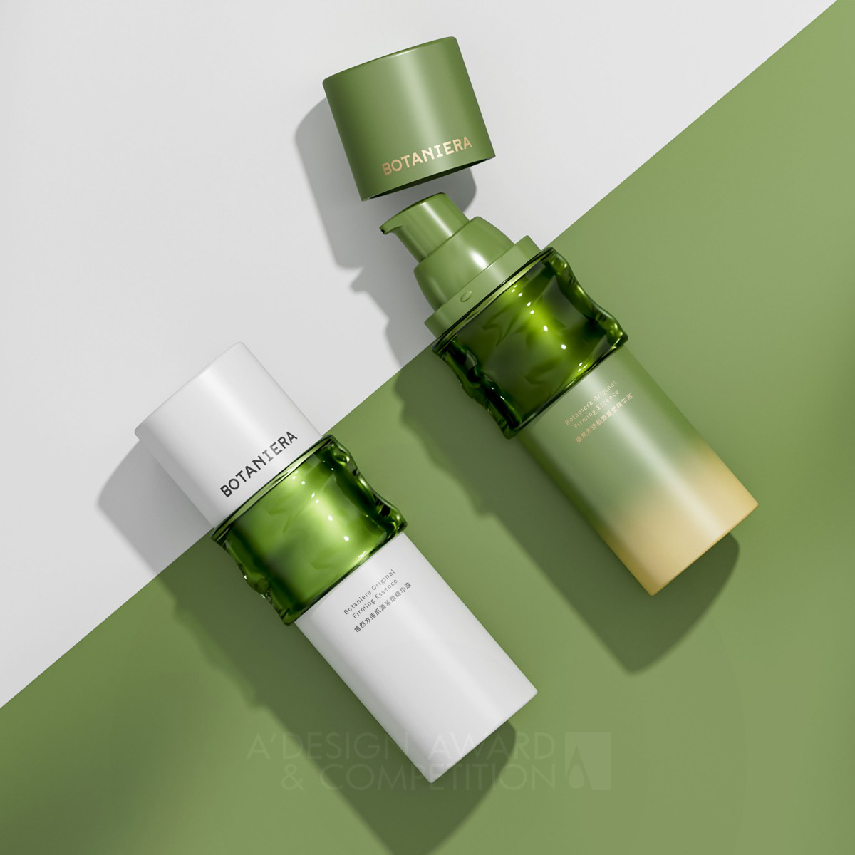 Botaniera Original Firming Essence Skin Care Packaging by Chun Xue Creative Design Bronze Packaging Design Award Winner 2024 