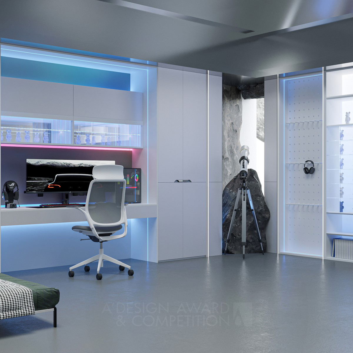 Interstellar Customized Cabinet by Hangzhou Xingju Home Furnishing Co., Ltd Bronze Furniture Design Award Winner 2024 