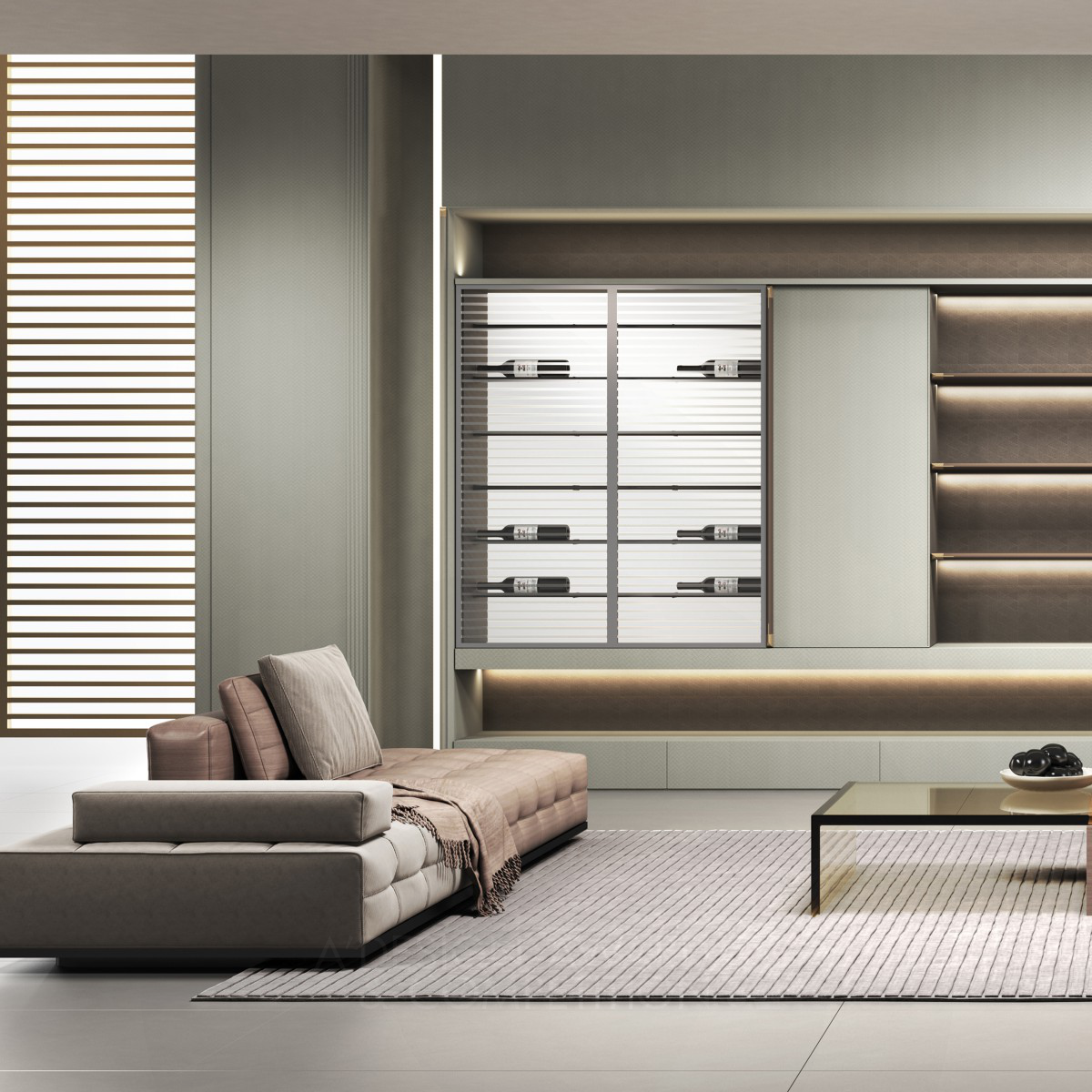 Patti Custom Cabinet by Oppolia Bronze Furniture Design Award Winner 2024 