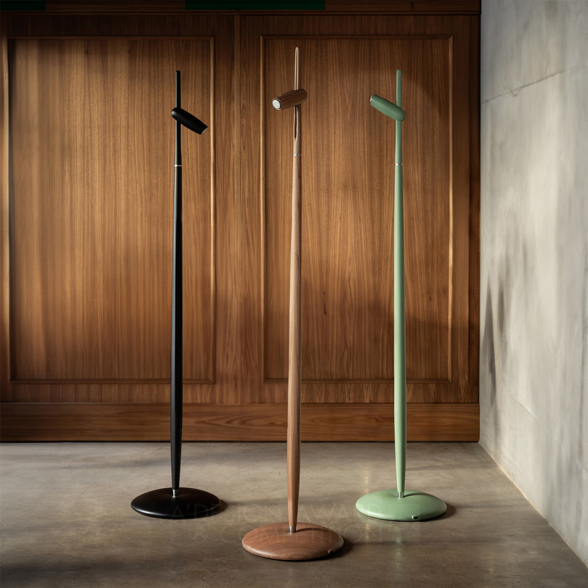 Bruno De Lazzari wins Golden at the prestigious A' Lighting Products and Fixtures Design Award with Grampo Lamp.