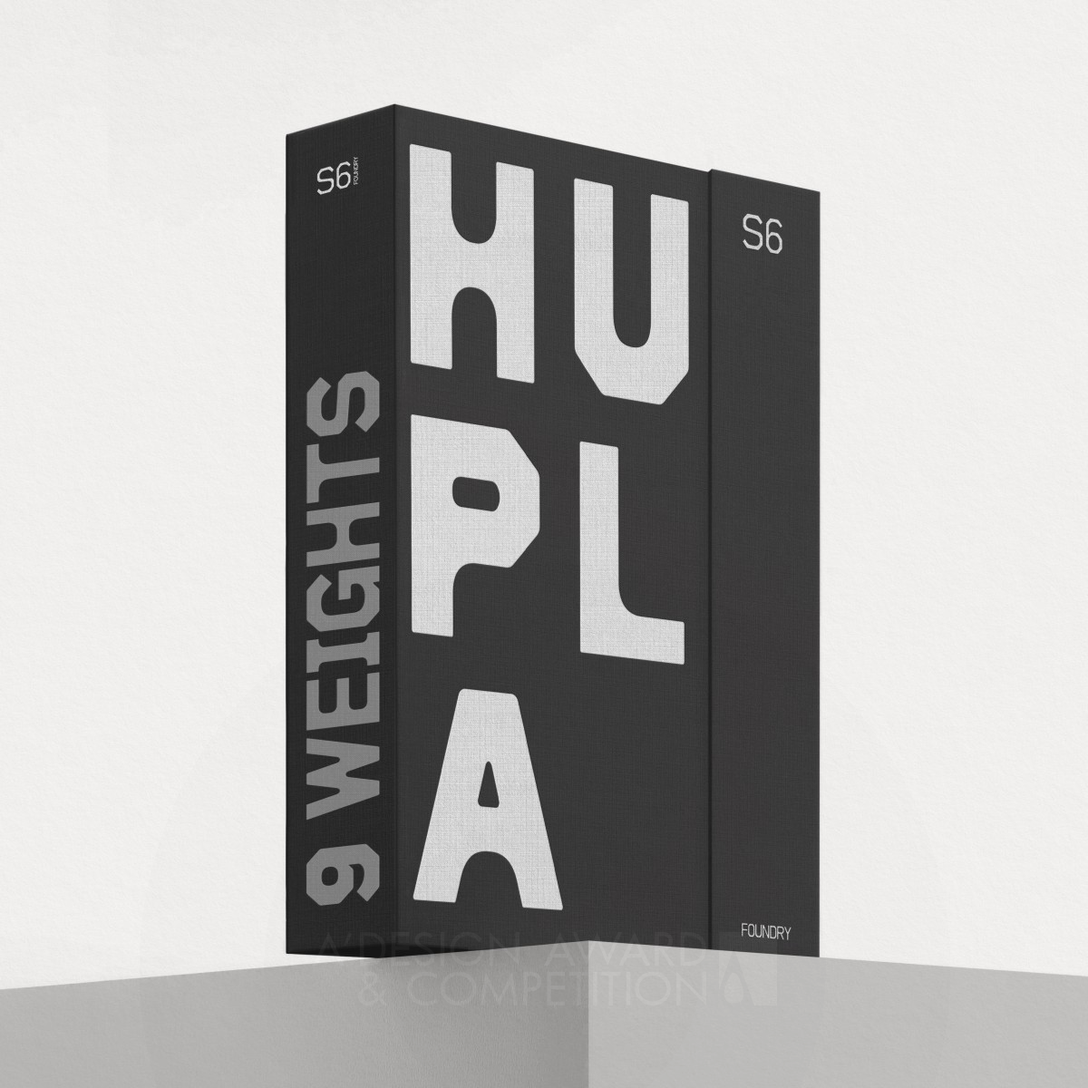 Paul Robb wins Silver at the prestigious A' Graphics, Illustration and Visual Communication Design Award with Hupla Typeface  Type Design And Type Specimen.