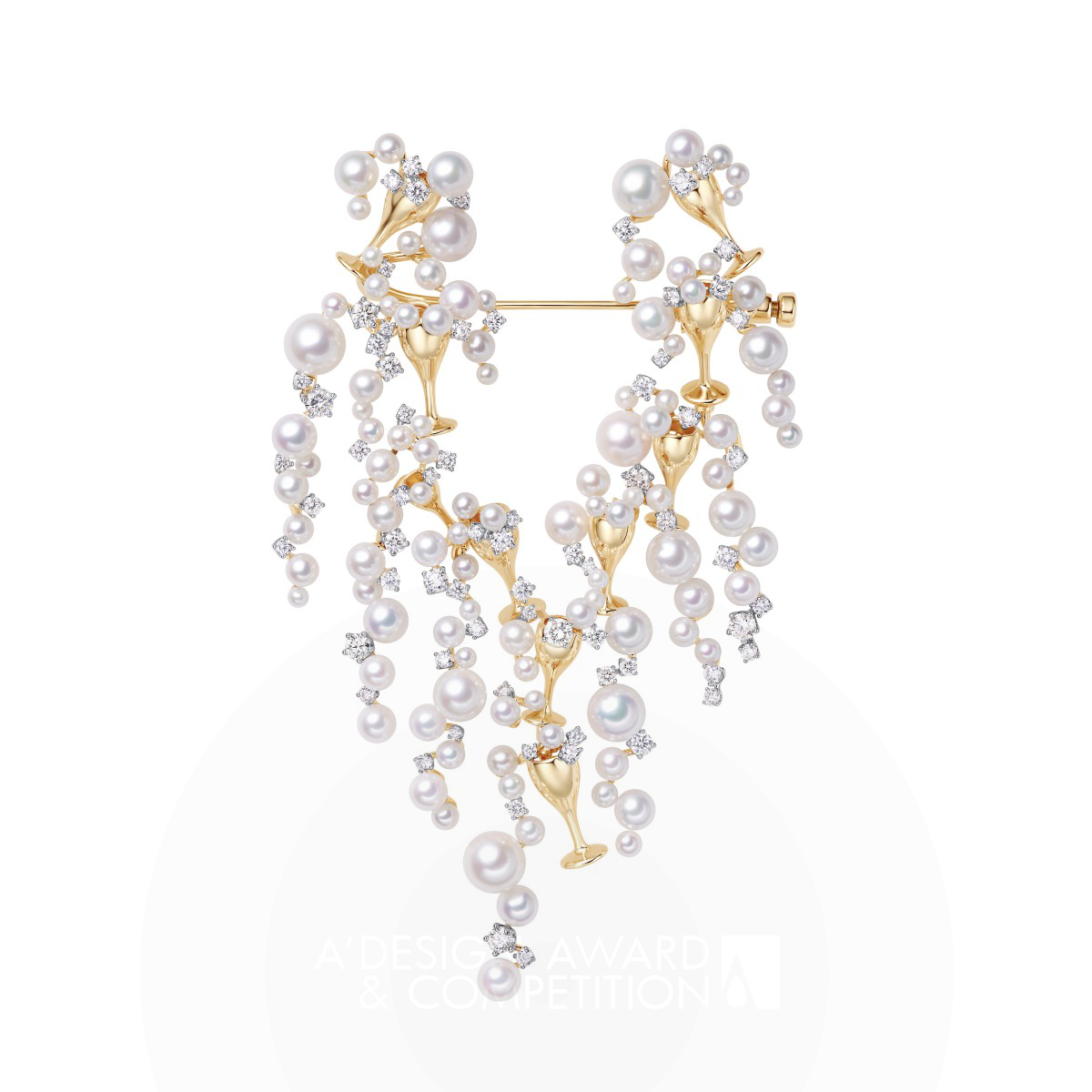 Yunhua Cheng wins Bronze at the prestigious A' Jewelry Design Award with Cheers Brooch.