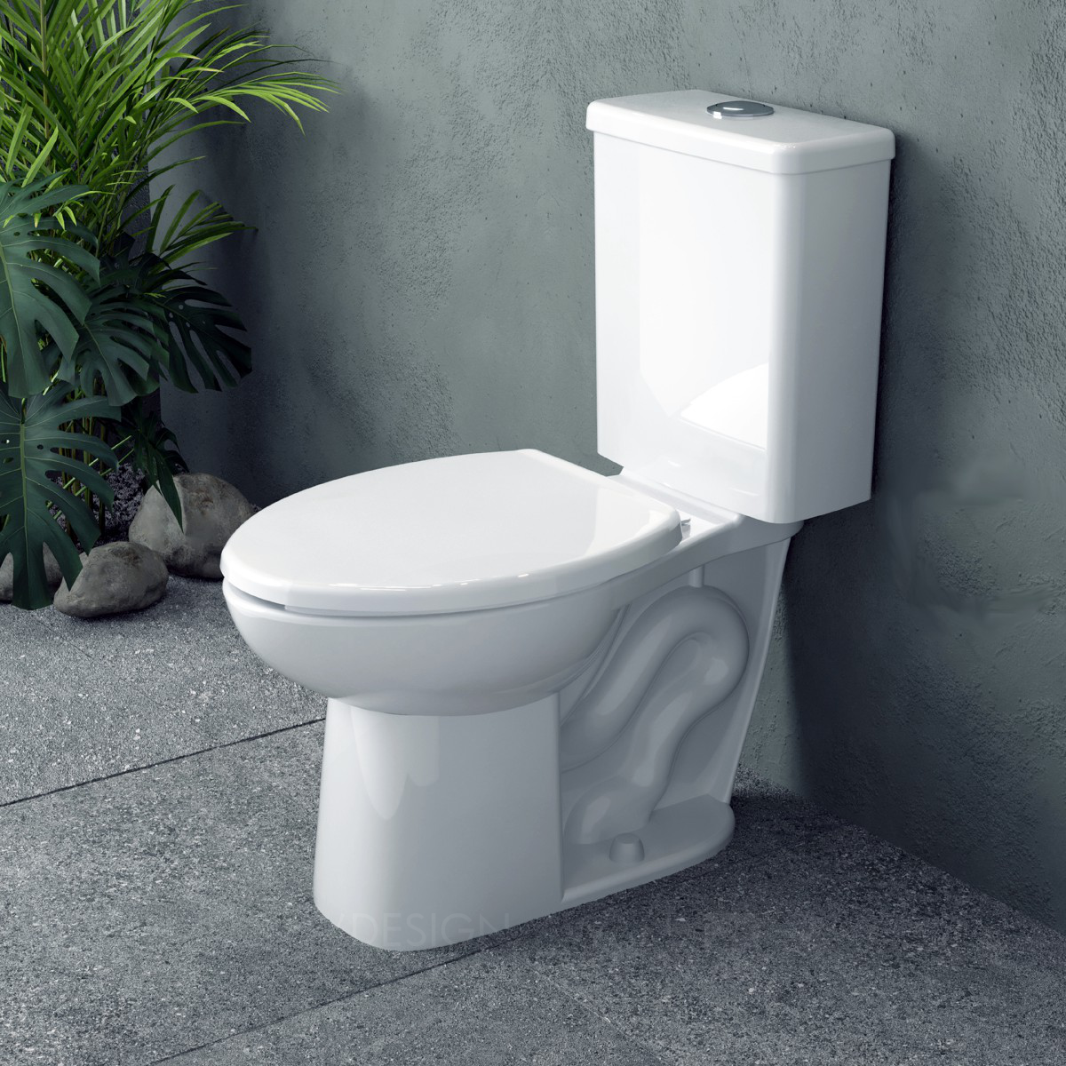Helvex S.A. de C.V. - Manuel Martínez wins Silver at the prestigious A' Sustainable Products, Projects and Green Design Award with Sustenta Bathroom Toilet.