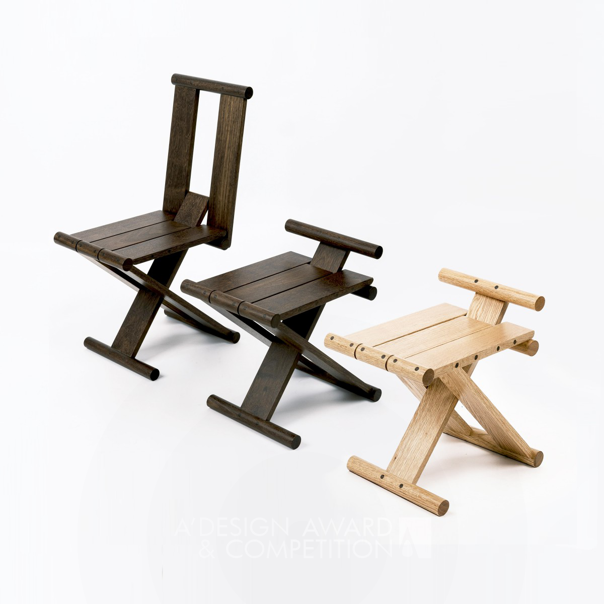 Golf Folding Chair by Miguel Arruda Bronze Furniture Design Award Winner 2024 