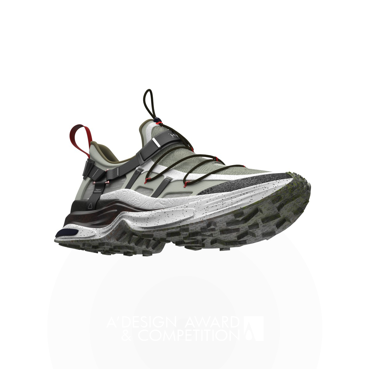 Hypex Creek Shoe by Yinghua Lu Bronze Footwear, Shoes and Boots Design Award Winner 2024 
