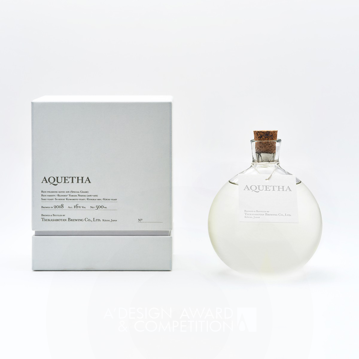 Aquetha Branding and Packaging by Tacto Inc. Silver Packaging Design Award Winner 2024 