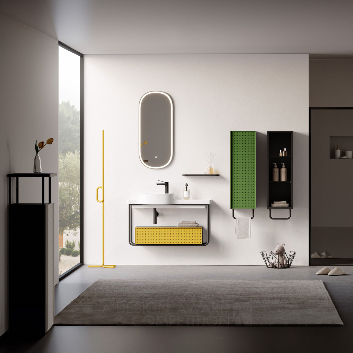 Orka Design Team wins Bronze at the prestigious A' Bathroom Furniture and Sanitary Ware Design Award with Noto Bathroom Furniture.