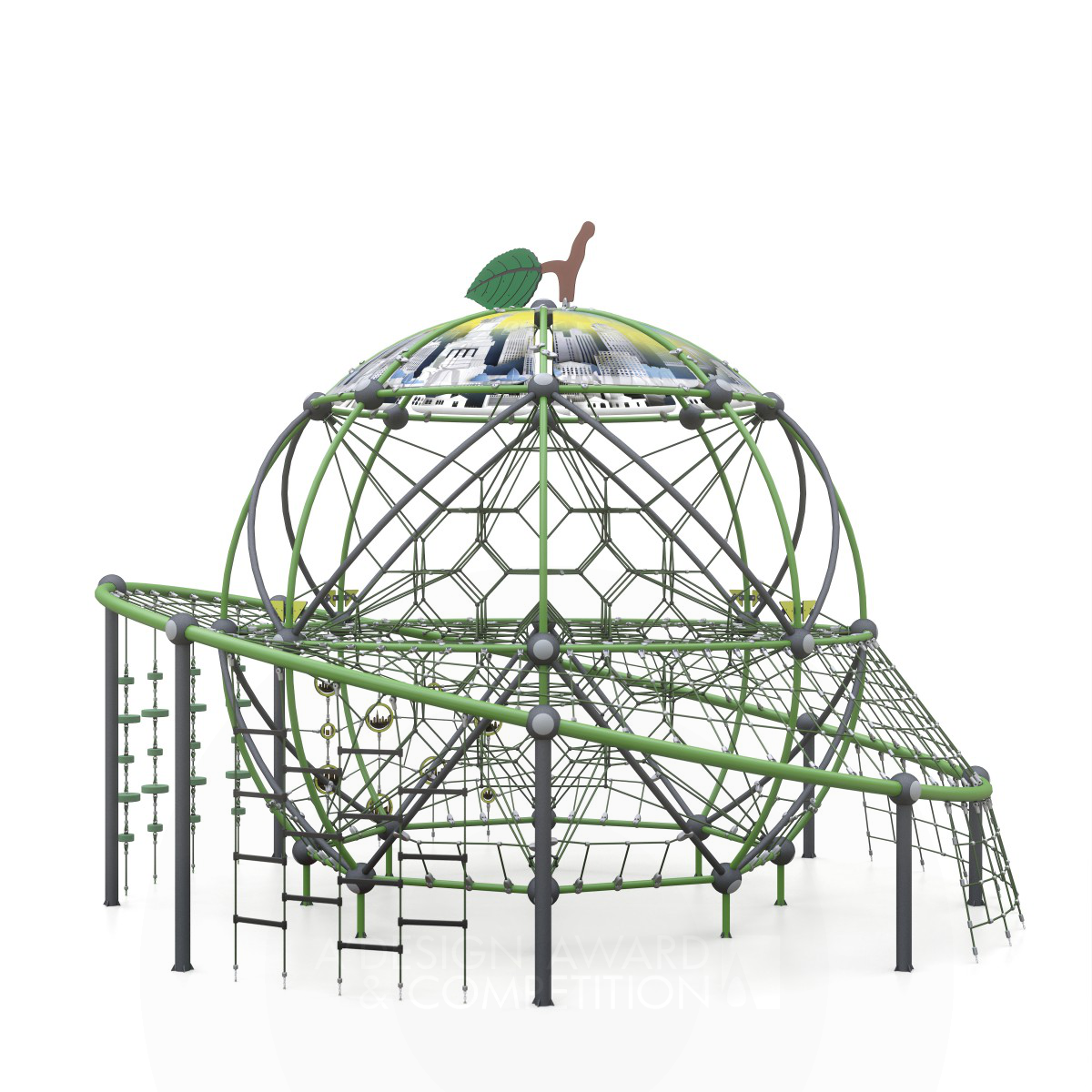 Cemer Playground Equipments wins Iron at the prestigious A' Playground Equipment, Play Structures and Public Park Design Award with New York Play Unit .