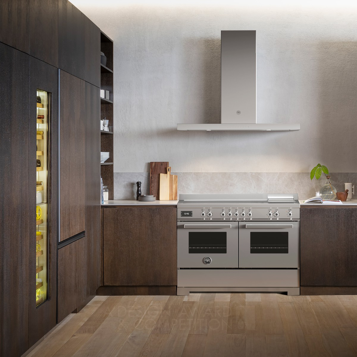 Martina Iamundo wins Silver at the prestigious A' Home Appliances Design Award with Bertazzoni Pro125I2Ext Freestanding Cooker.