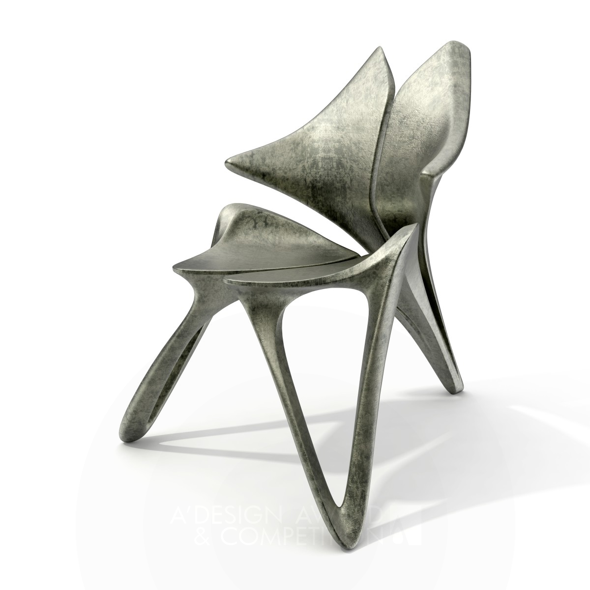 Blooming Leisure Chair by Jingye Wei Bronze Furniture Design Award Winner 2024 