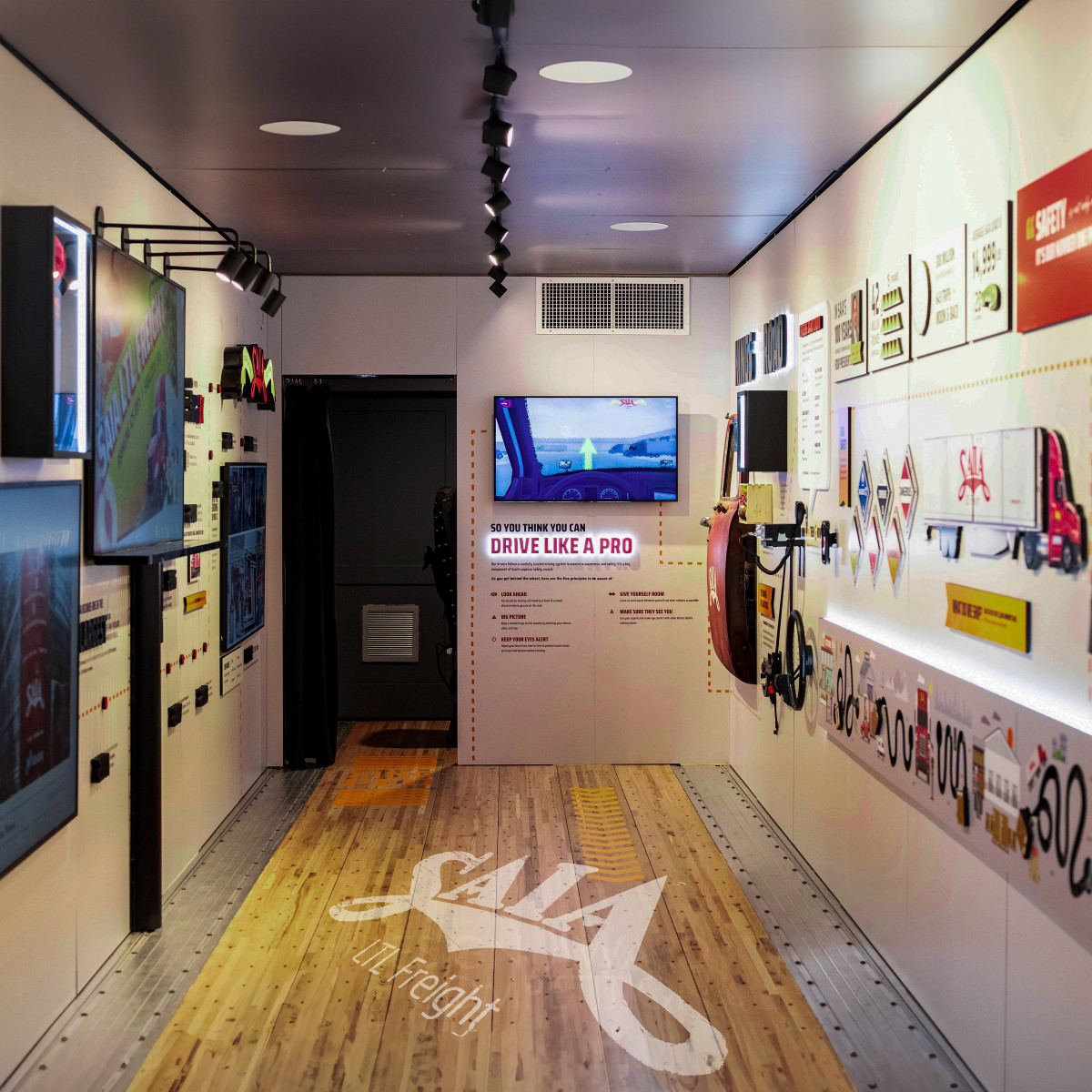 YiJun Jiang wins Iron at the prestigious A' Advertising, Marketing and Communication Design Award with Saia 100 Year Museum Truck Mobile Exhibition.