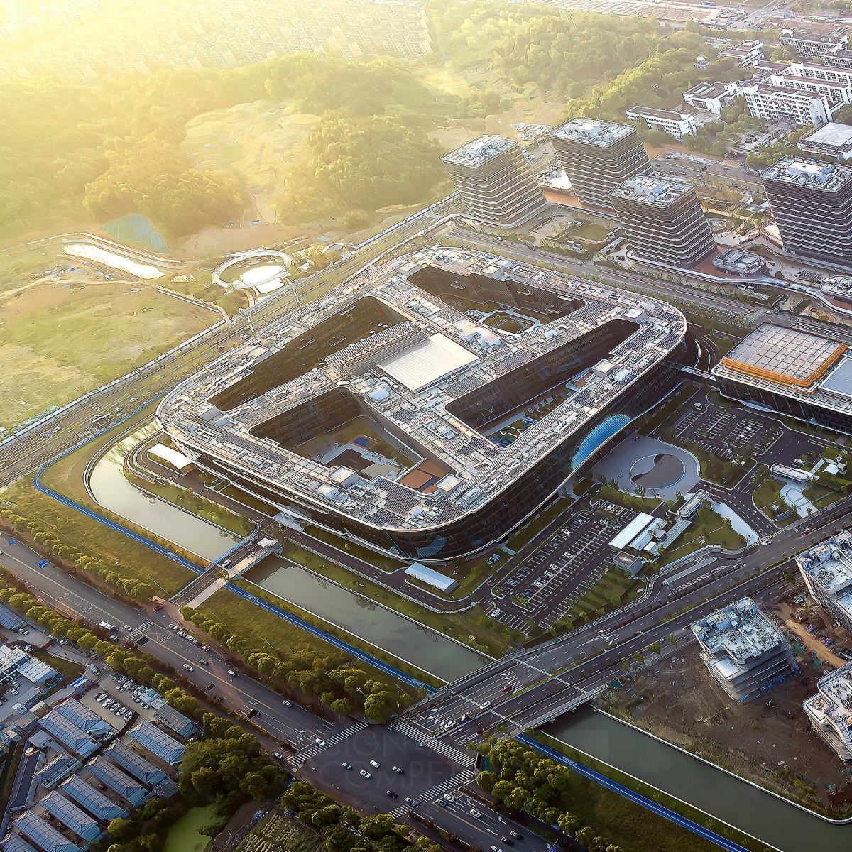 Gold Winner. Cai Niao Headquarters by Aedas