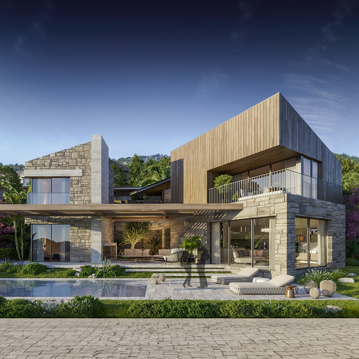 Gocek Villas by Koray Yavuzer Iron Architecture, Building and Structure Design Award Winner 2024 