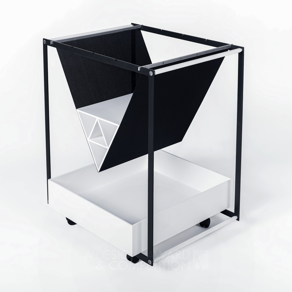 Amir Ghasempour wins Iron at the prestigious A' Furniture Design Award with Aviz Multifunctional Trolley.