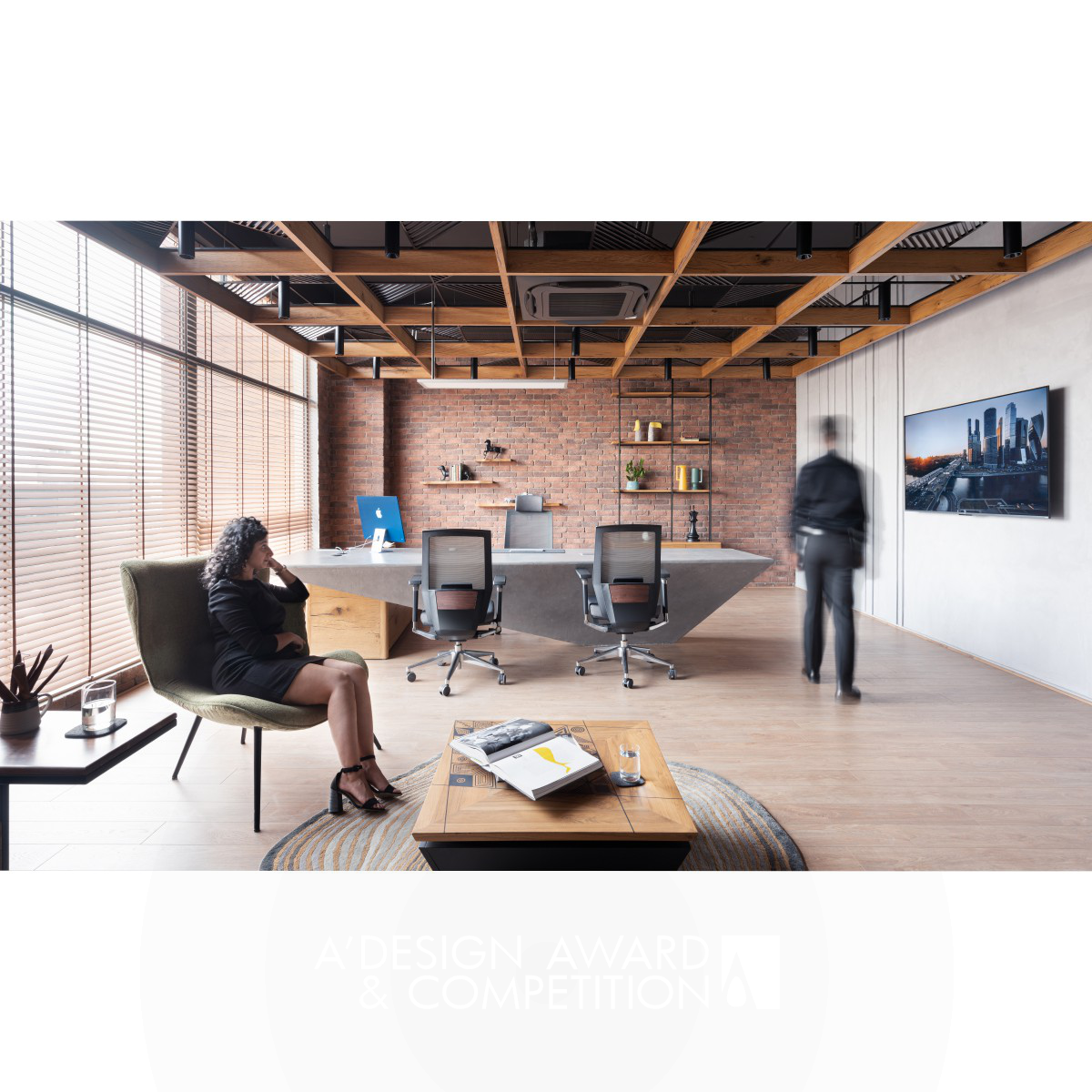 Contemporary Workspace Office by Karan Arora Bronze Interior Space and Exhibition Design Award Winner 2024 