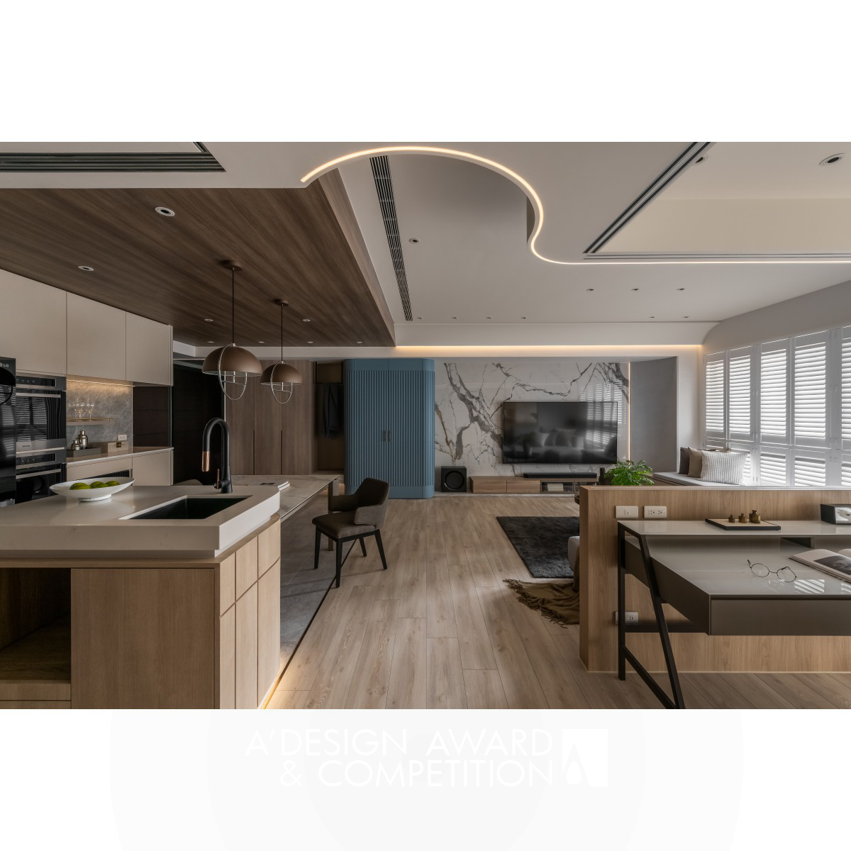 Chung Yi Chun wins Bronze at the prestigious A' Interior Space, Retail and Exhibition Design Award with Confluence of Initial Intentions Residential House.