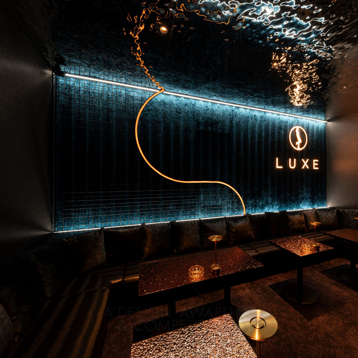 Luxe Lounge by Takahiro Todoroki Bronze Interior Space and Exhibition Design Award Winner 2024 