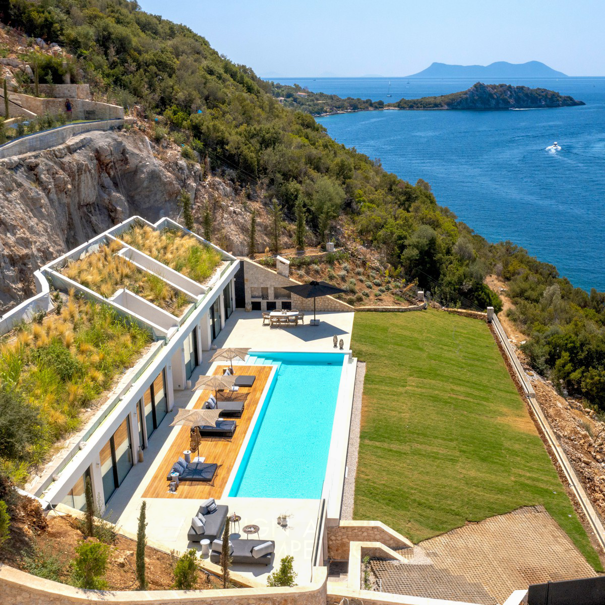 Villa Atlas Summer Villa by Vasilis Siafaricas Bronze Sustainable Products, Projects and Green Design Award Winner 2024 