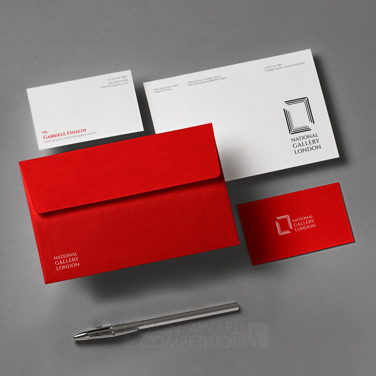 The National Gallery Visual Identity by Meng Chu Huang