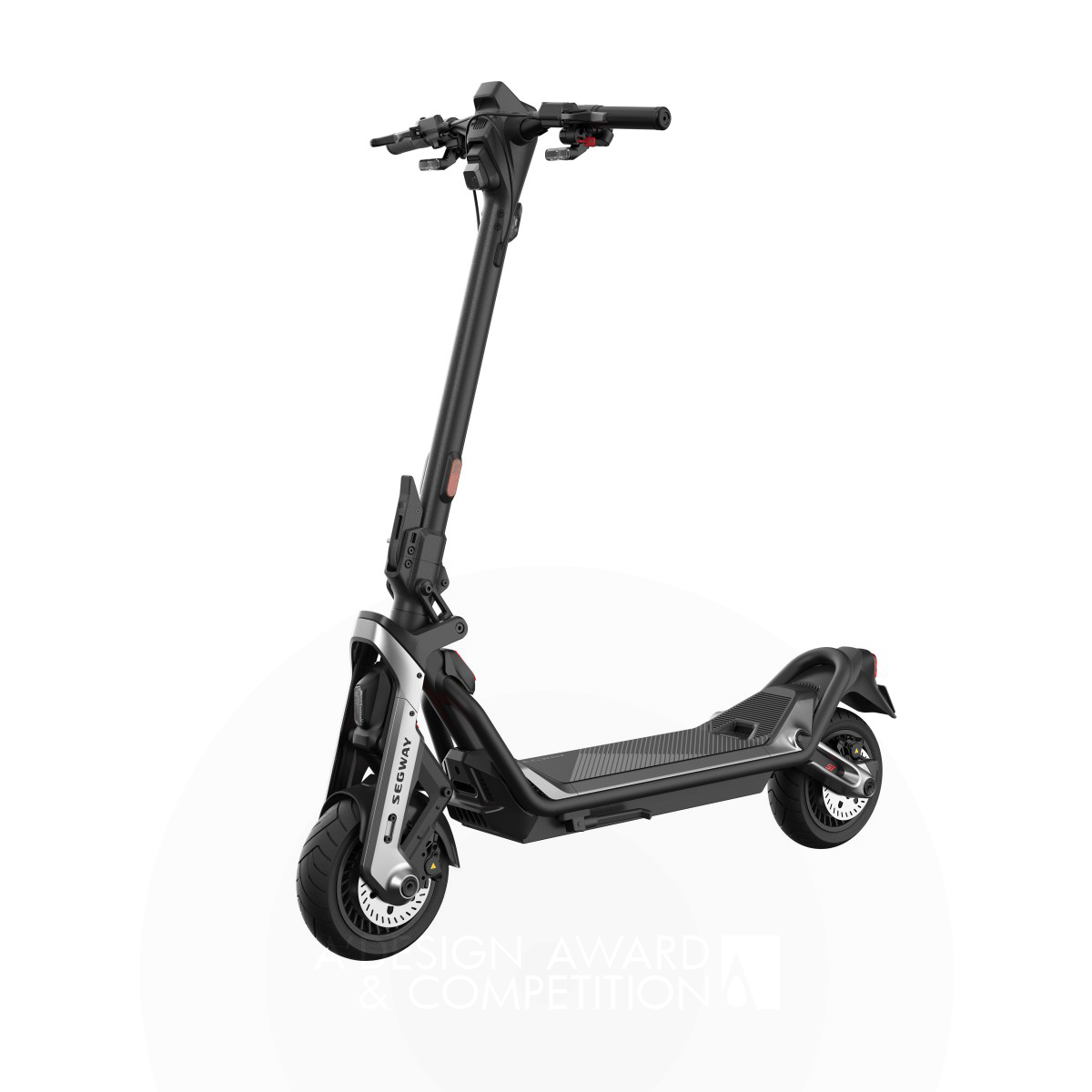 Yongjie Li wins Silver at the prestigious A' Scooter Design Award with Segway ST Electric Kickscooter.