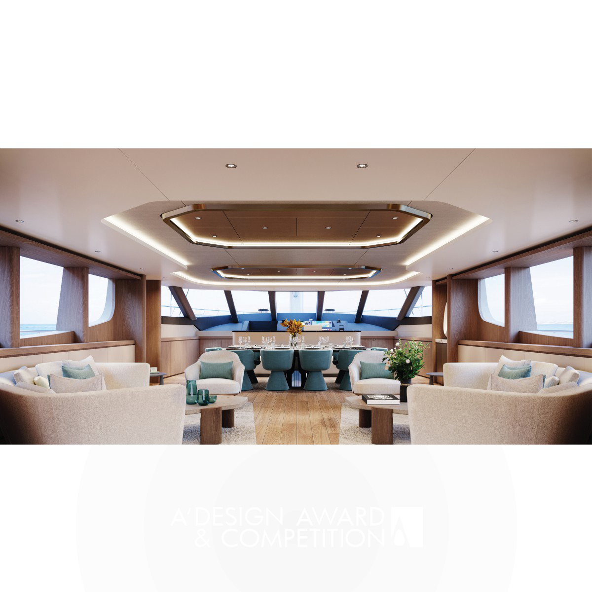 MS Andiamo 44 m Motorsailer by Baz Yacht Design Bronze Yacht and Marine Vessels Design Award Winner 2024 