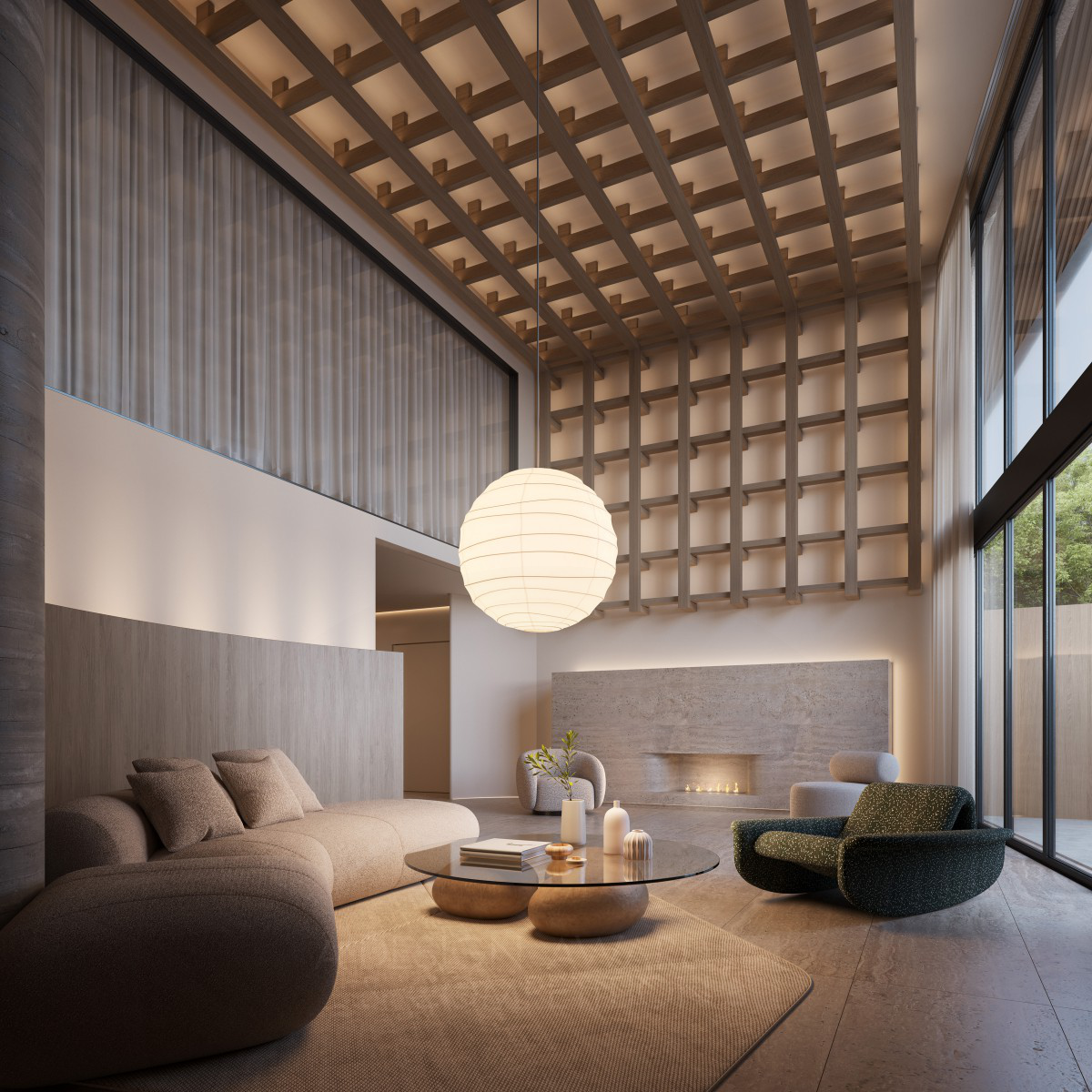 Zen Building Interior Design Project by Giuliano Marchiorato Silver Interior Space and Exhibition Design Award Winner 2024 