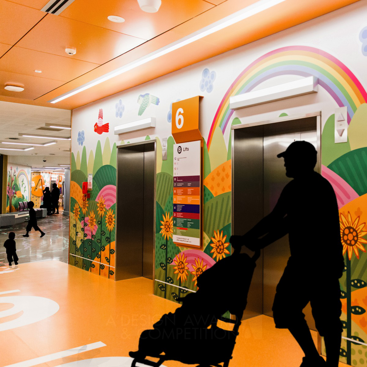 Children&#039;s Hospital Wayfinding Team wins Iron at the prestigious A' Graphics, Illustration and Visual Communication Design Award with Journey To Fun Playful Hospital Wayfinding.