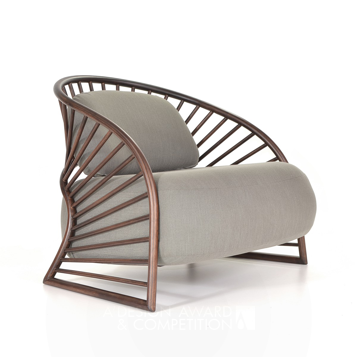 Lattoog wins Silver at the prestigious A' Furniture Design Award with Luar Armchair.