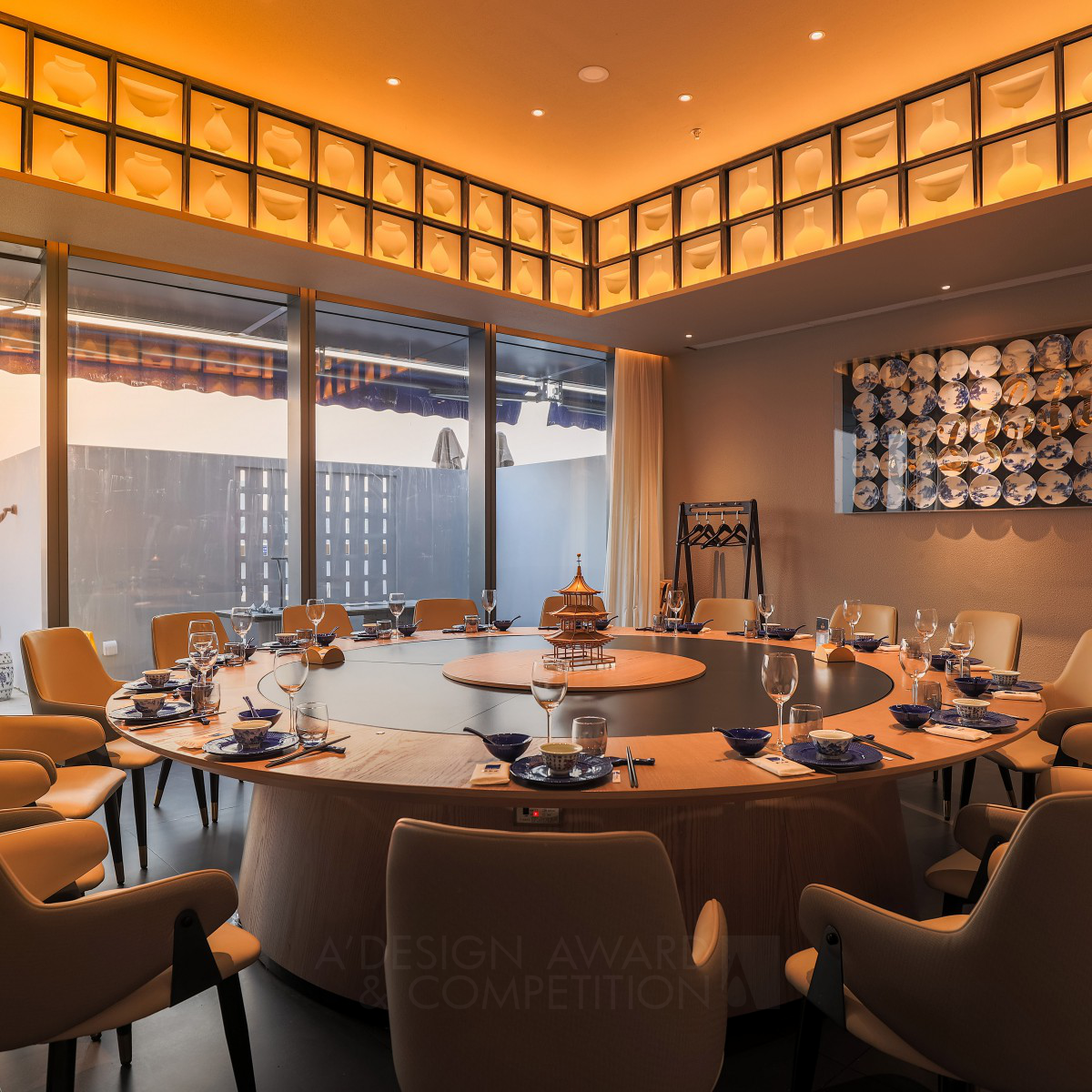Du Yinluo wins Bronze at the prestigious A' Interior Space, Retail and Exhibition Design Award with Zhang Jiang Cheng Restaurant.