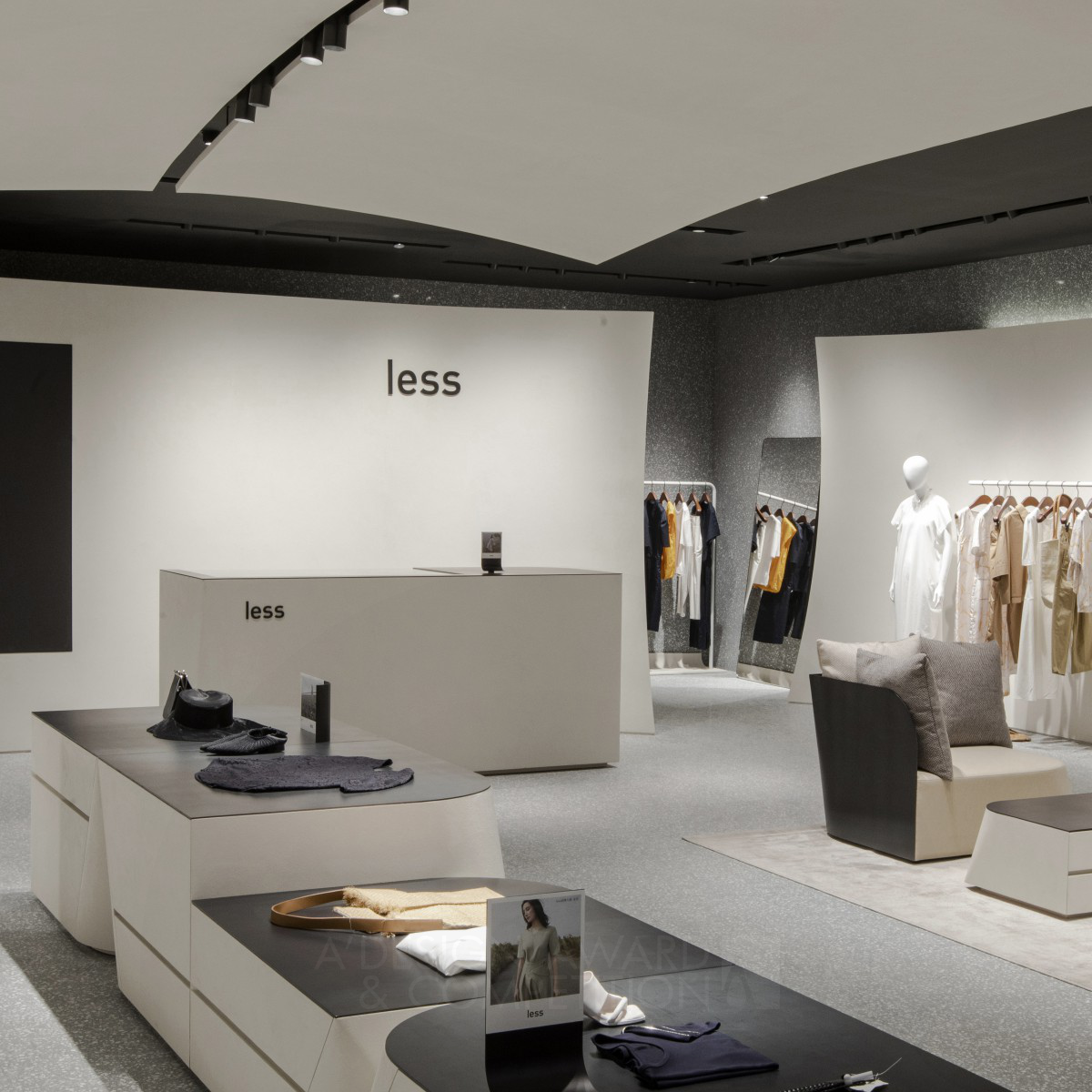Less Store by Zhenfei Wang Bronze Interior Space and Exhibition Design Award Winner 2024 