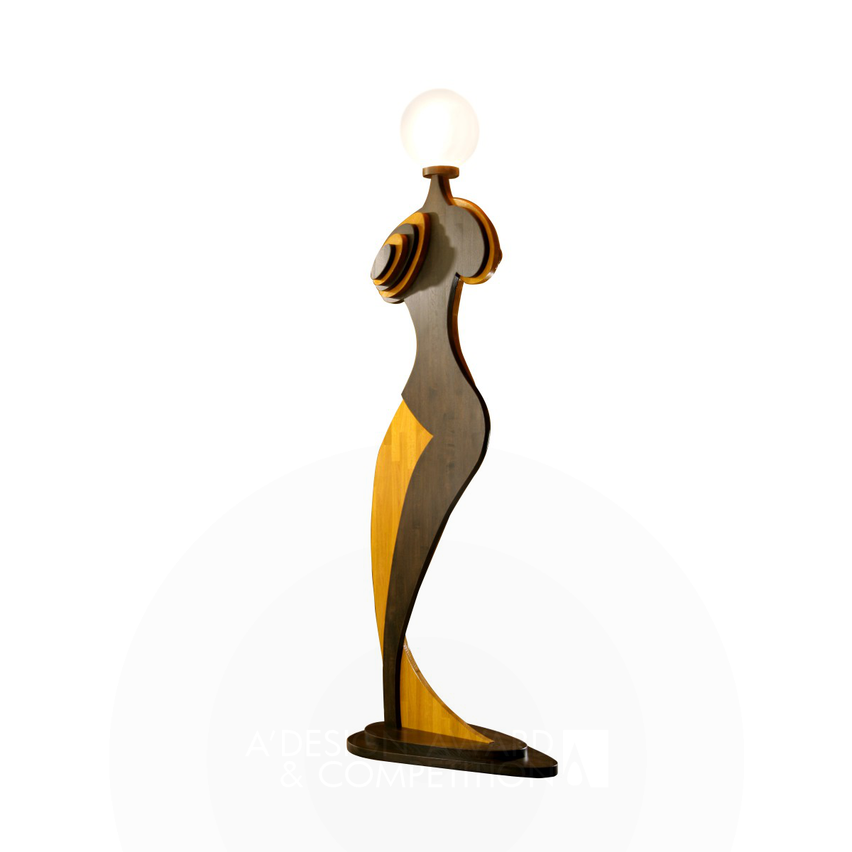 Sculptured Lamp - Lady #417 Lamp & Decorative item by Vlatko Bogovic