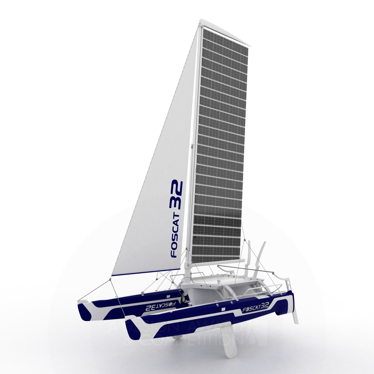 Platinum Winner. Foscat-32 Folding Solar Catamaran by Hakan Gürsu