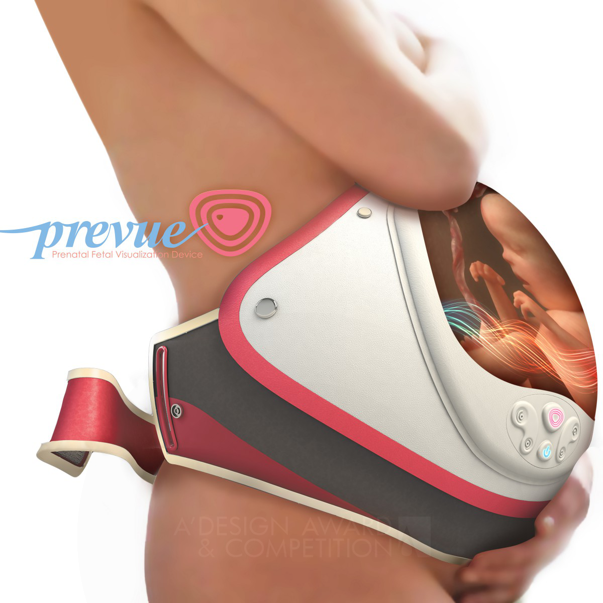 PreVue Wearable pregnancy ultrasound by Melody Yi-Yun Shiue