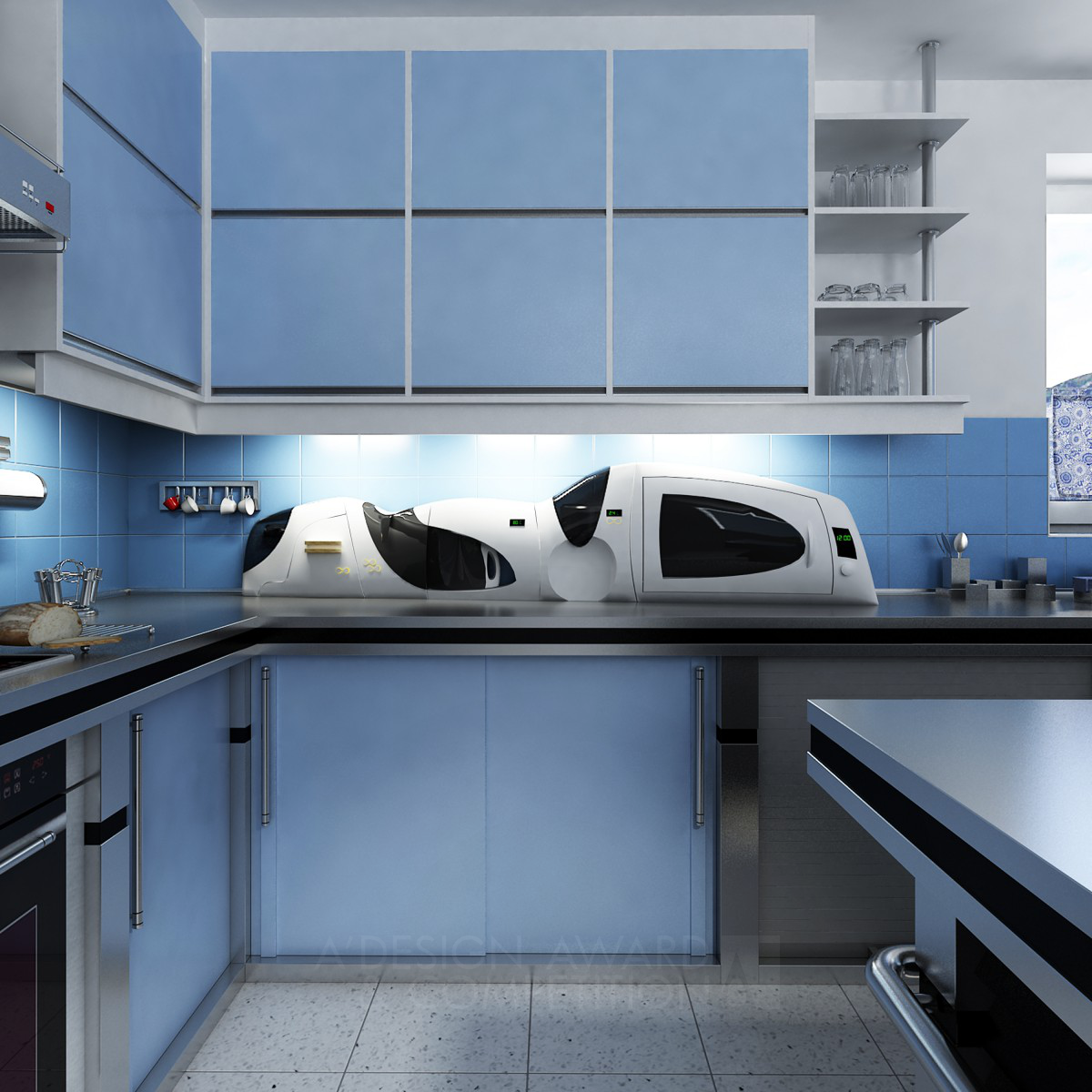 Revolutionizing Kitchen Space: The Kitchen Train by Ahmad Abedini