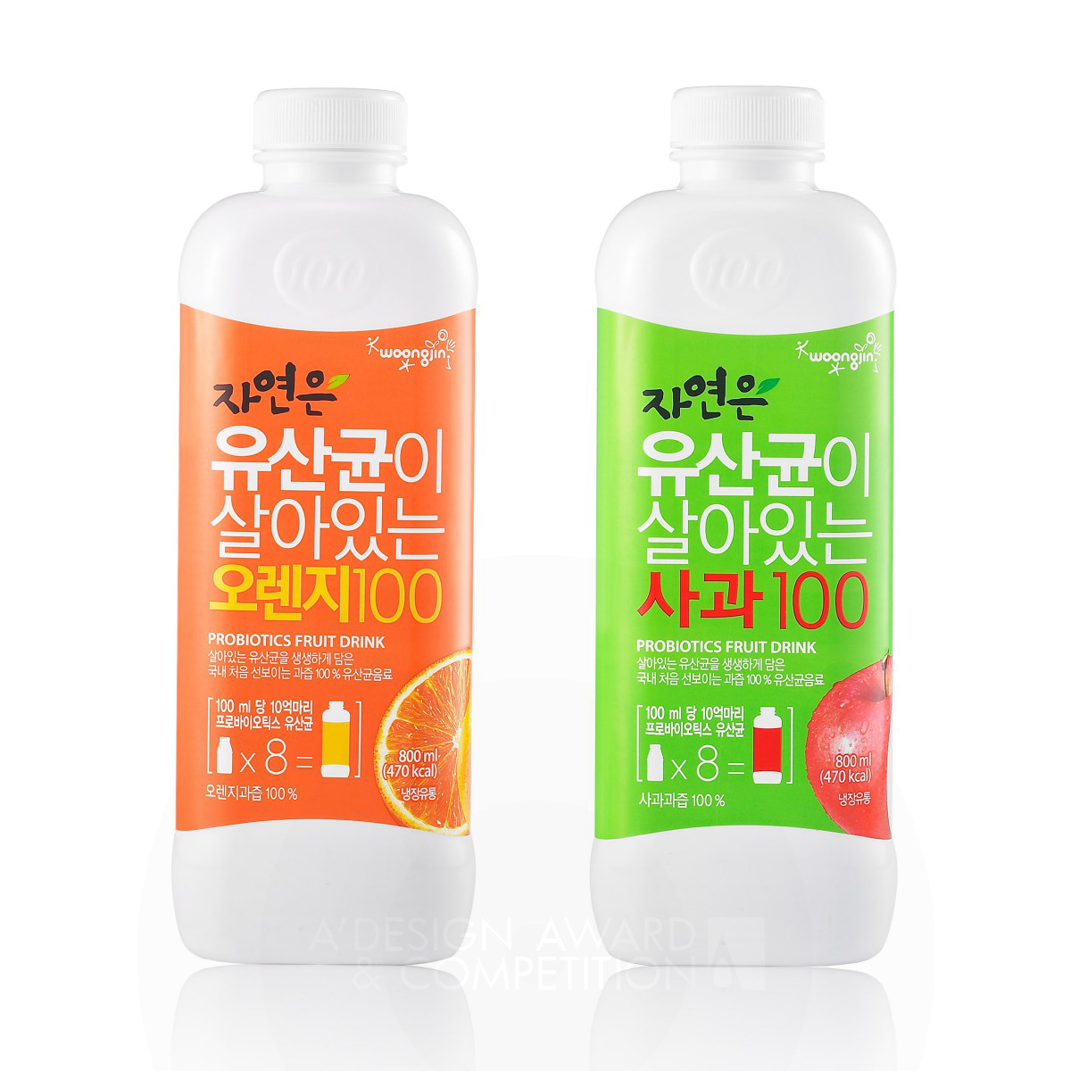 PROBIOTICS FRUIT DRINK Beverage by Woongjin Food Design Team