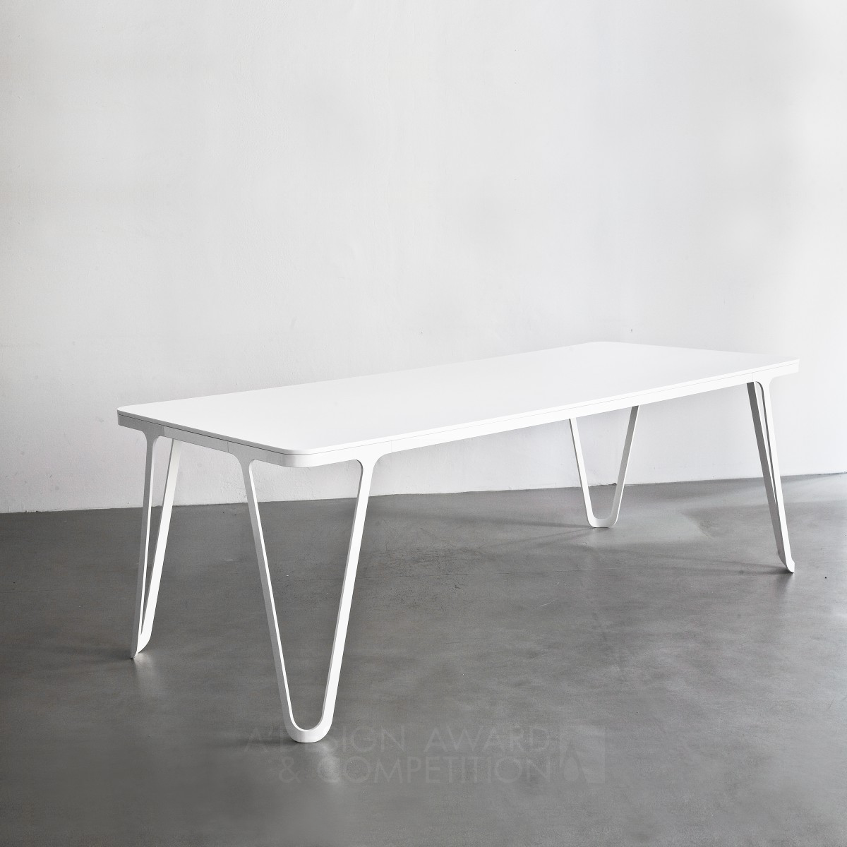 Aluminium Table Table by Sebastian Scherer