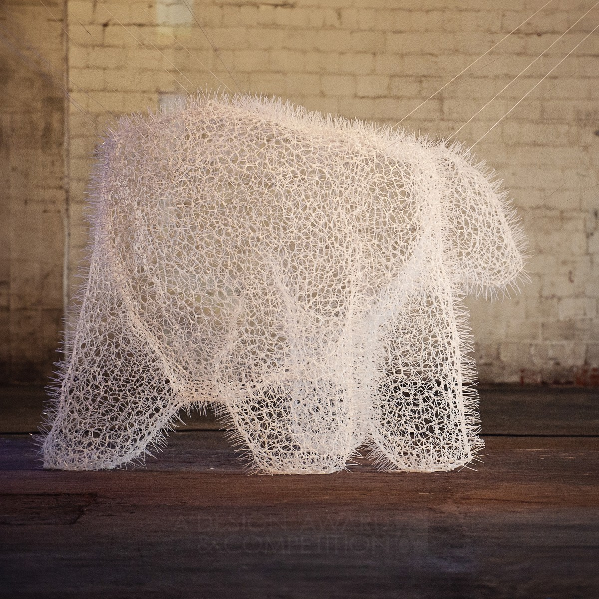 Gold Winner. Zip Tie Massimal Architectural Design Research Installation by Design Office Takebayashi Scroggin (d.o.t.s)