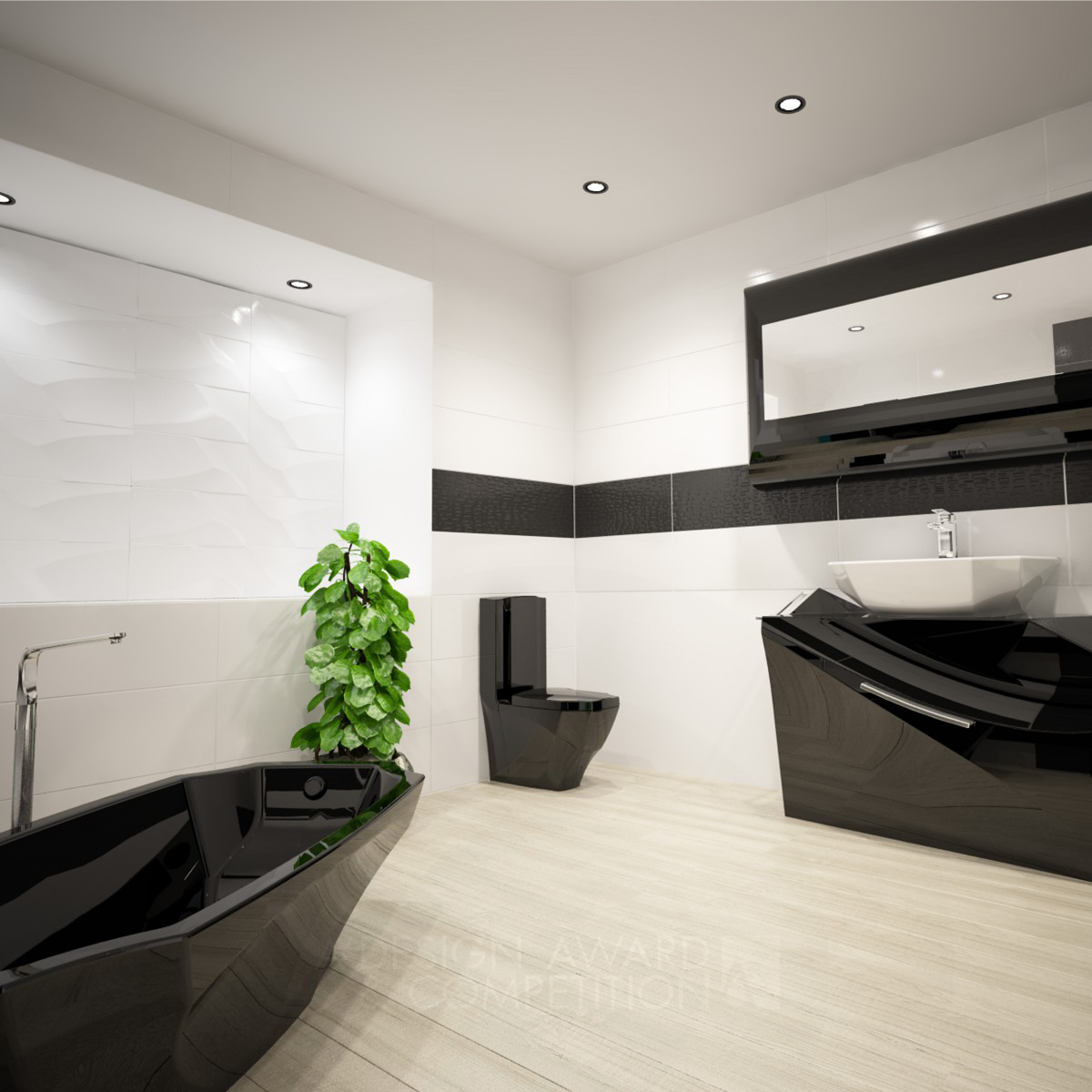 FRACTURE bathroom set by Bien Seramik Design Team